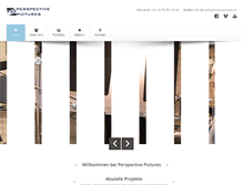 Tablet Screenshot of perspective-pictures.ch